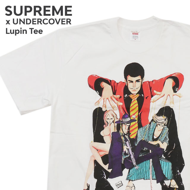 [ָݥ5ܥڡ!!]  ץ꡼ SUPREME x С UNDERCOVER Lupin Tee ѥ T WHITE ۥ磻   