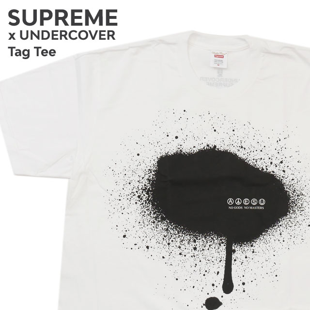 [ָݥ5ܥڡ!!]  ץ꡼ SUPREME x С UNDERCOVER Tag Tee T WHITE ۥ磻   