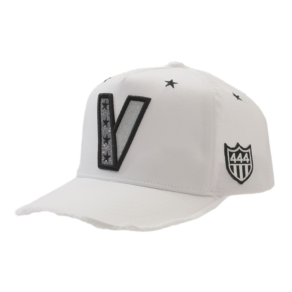 【良品】コタケヨシノリ　キャップ　側面ワッペン&後スナップ共にホワイト　レア コタケヨシノリ 良品】コタケヨシノリ キャップ 側面ワッペン&後