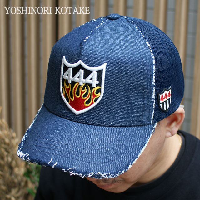 激安通販の 新品 □ YOSHINORI KOTAKE ワッペン メッシュ キャップ 帽子 帽子