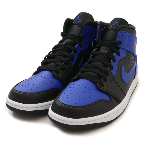 [ָݥ5ܥڡ!!]  ʥ NIKE AIR JORDAN 1 MID 硼1 554724-077 BLACK/HYPER ROYAL-WHITE  28.0cm