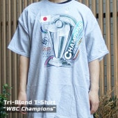 ڿ̸̲ʡ  WBC 2023 Champions Tri-Blend T-Shirt ѥ ɽ ͥǰ å롼 T Japan Baseball LEGENDS TEE GRAY ǥ 