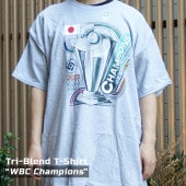 [ָݥ5ܥڡ!!]  WBC 2023 Champions Tri-Blend T-Shirt ѥ ɽ ͥǰ å롼 T Japan Baseball LEGENDS TEE GRAY ǥ 