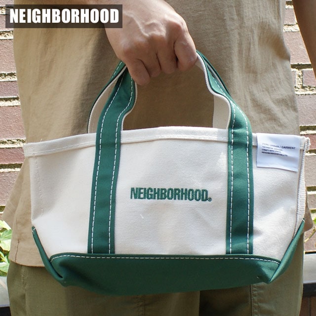 NEIGHBORHOOD LB TOTE-S / C-LUGGAGE Green