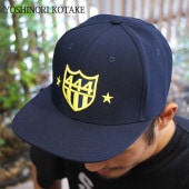 [ָݥ5ܥڡ!!]  襷Υꥳ YOSHINORI KOTAKE 444LOGO BB CAP ١ܡ å NAVY ͥӡ  ǥ  ֥ եå ݡ