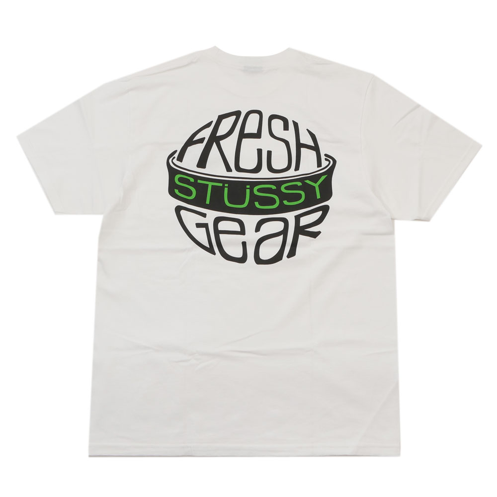 ★送料・関税込★STUSSY★Fresh Gear TEE★Tシャツ★Keylime★ 期間限定ポイント5倍キャンペーン中!!] 新品 ステューシー