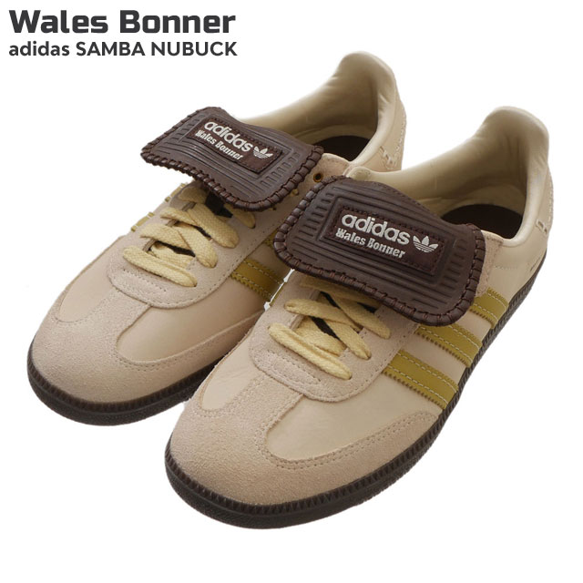 [���ָ���ݥ����5�ܥ����ڡ�����!!] ���� ���ǥ����� adidas x �������륺���ܥʡ� WALES BONNER WB SAMBA NUBUCK ����� �̥Хå� ���ˡ����� ECRTIN/ALMYEL/DBROWN ID0217 ����
