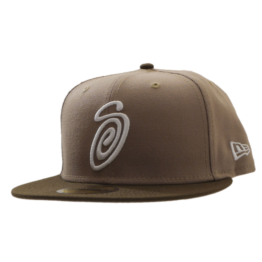 STUSSY CURLY S NEW ERA ステューシー ニューエラ　キャップ 期間限定ポイント5倍キャンペーン中!!] 新品 ステューシー