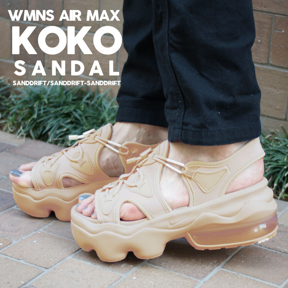 [ָݥ5ܥڡ!!]  ʥ NIKE WMNS AIR MAX KOKO SANDAL ޥå   SANDDRIFT/SANDDRIFT-SANDDRIFT ١ FQ6477-126   ˡ  ­Ĺ