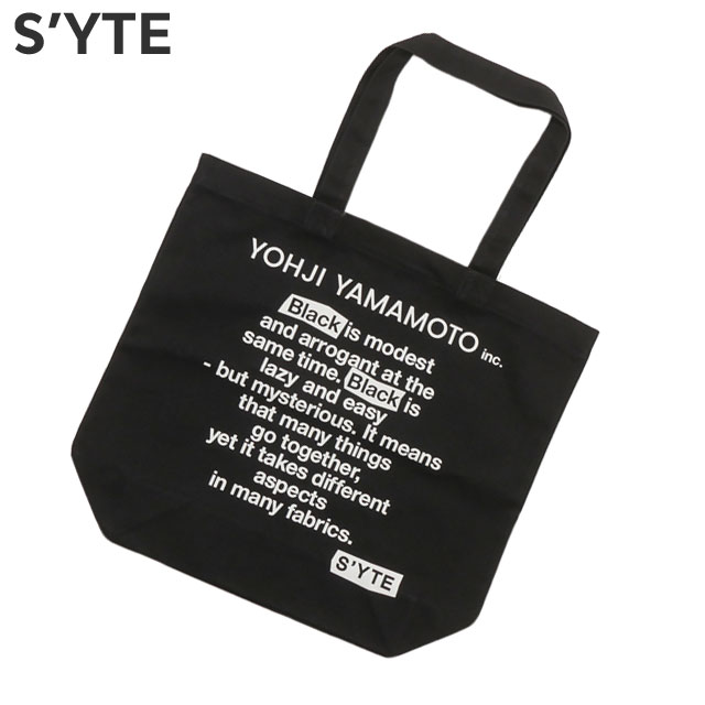 [ָݥ5ܥڡ!!]   S'YTE BLACK IS MODESTMESSAGE TOTE ȡȥХå BLACKxWHITE  ǥ Yohji Yamamoto 襦ޥ ץ她 ס륪 磻꡼ Y-3 Ի