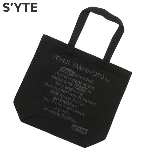 [ָݥ5ܥڡ!!]   S'YTE BLACK IS MODESTMESSAGE TOTE ȡȥХå BLACKxBLACK  ǥ Yohji Yamamoto 襦ޥ ץ她 ס륪 磻꡼ Y-3 Ի