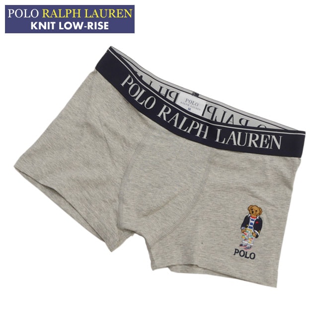 新品 ポロ ラルフローレン POLO RALPH LAUREN RM3-X104L KNIT LOW-RISE ボクサーパンツ HEATHER GRAY グレー メンズ 新作-Cliff Edge