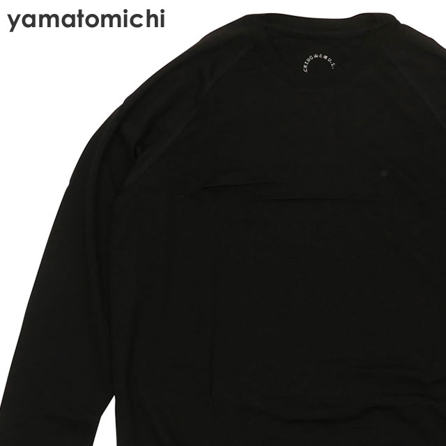 [ָݥ5ܥڡ!!]  ƻ Yamatomichi 100% Merino Pullover Υ ץ륪С BLACK ֥å л ϥ ȥɥ