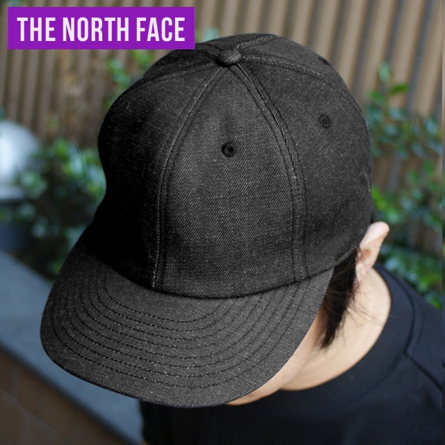 [ָݥ5ܥڡ!!]  Ρե ѡץ졼٥ THE NORTH FACE PURPLE LABEL Denim WINDSTOPPER Cap å K(BLACK)  NN8357N