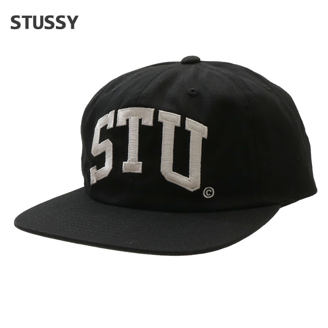 stussy キャップ　ブラック