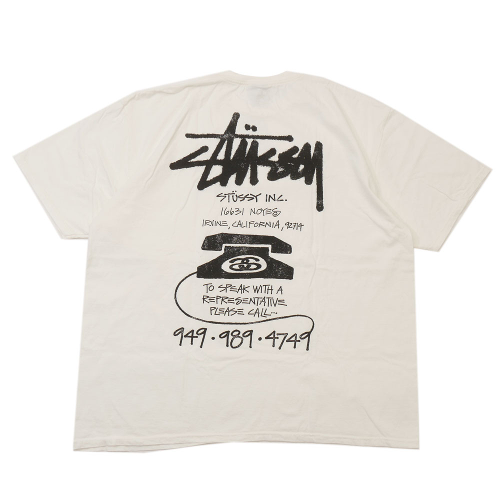 【本物保証 /関税・送料無料】Stussy Old Phone Tee Stussy Old Phone Tee Natural – The Garden