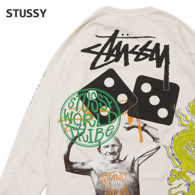 [ָݥ5ܥڡ!!]  ƥ塼 STUSSY STRIKE PIG DYED LS TEE ĹµT NATURAL ʥ  