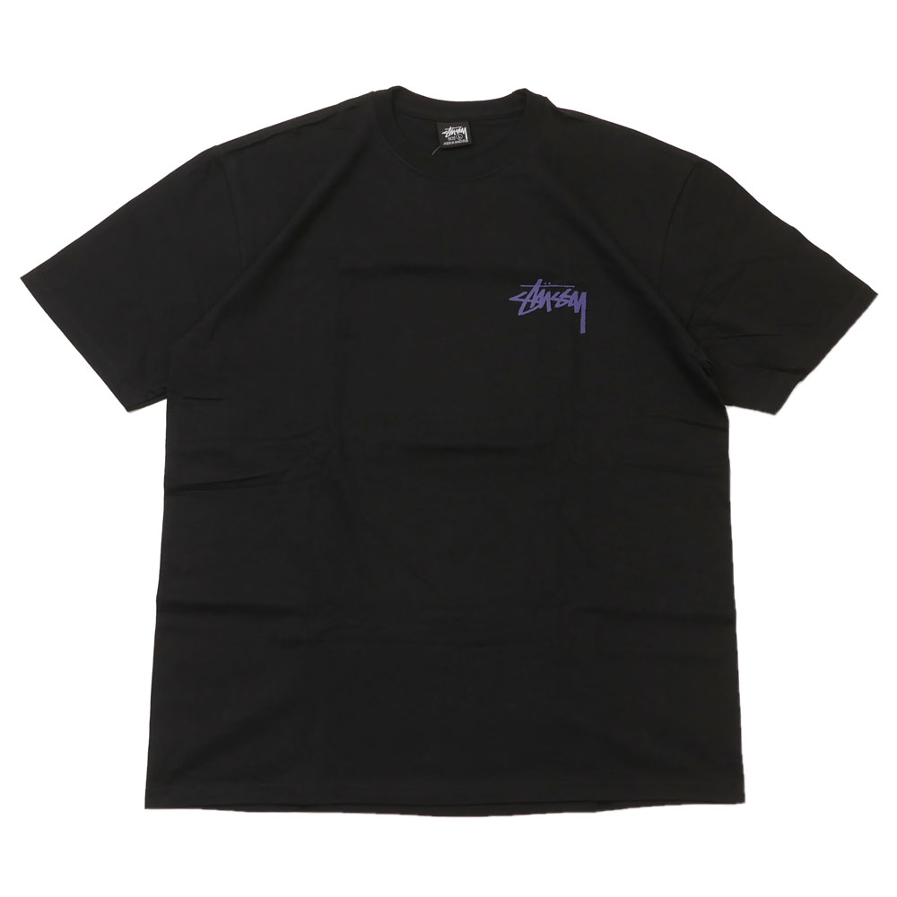 STUSSY FLOWER BOMB TEE XXL BLACK