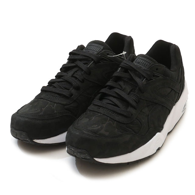 [ָݥ5ܥڡ!!] /̤  ٥  A BATHING APE x ס PUMA R698 ˡ BLACK ֥å 23.5cm