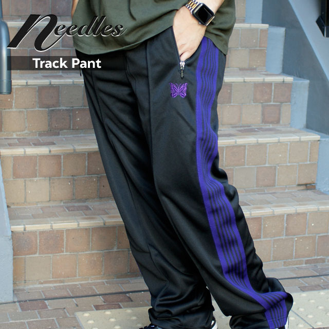 【美品】needle トラックパンツ　Mサイズ Needles×FREAK'S STORE トラックパンツMR510 MR510 ブラック