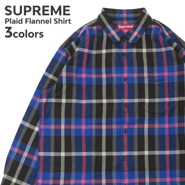 トップス Supreme PLAID FLANNEL SHIRT Supreme - Plaid Flannel Shirt - UG.SHAFT