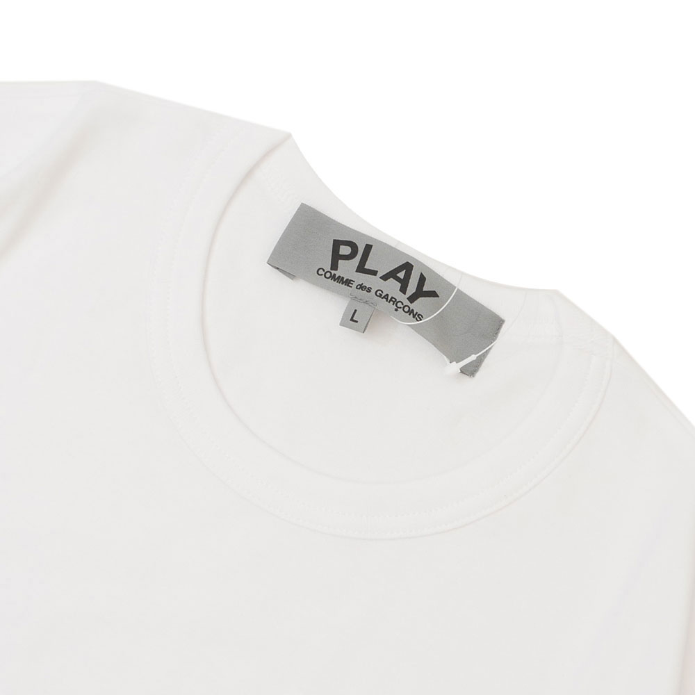 片*司様 超美品COMME des GARCONS　PLAY双子目玉ハートボーダ ドット（柄）-プレイ・コムデギャルソン（Play Comme des Garcons