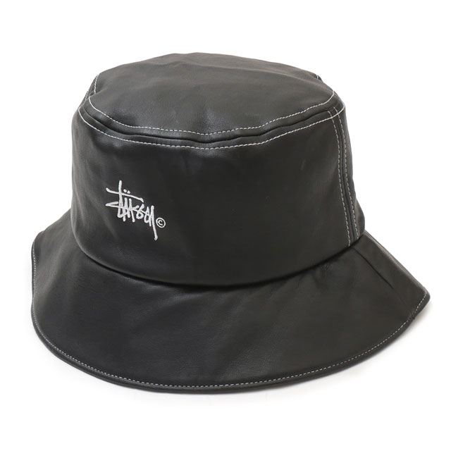 [���ָ���ݥ����5�ܥ����ڡ�����!!] ���ƥ塼���� STUSSY PU BUCKET HAT �Х��åȥϥå� ��� ��ǥ���������š�
