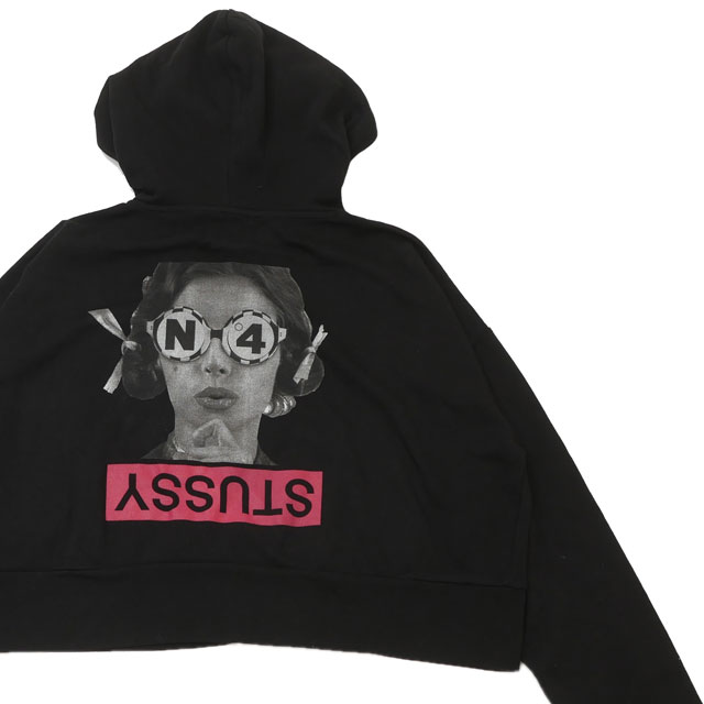 [���ָ���ݥ����5�ܥ����ڡ�����!!] ���ƥ塼���� �����ޥ� STUSSY WOMEN SHORT ZIP HOODIE ���硼�Ⱦ� ���å� �ա��ǥ��� �ѡ����� ��ǥ����� ����š�