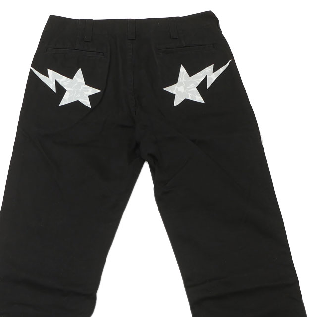 [ָݥ5ܥڡ!!]  ٥  A BATHING APE BACKSTA CHINO PANTS BAPESTA Υѥ  M š