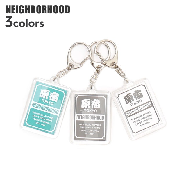 [ָݥ5ܥڡ!!]  ͥСեå NEIGHBORHOOD Ź޸ RECTANGLE TYPE KEY TAG    ǥ  232MYNH-AC01S HOODS ⡼ ߥ꥿꡼ Х 