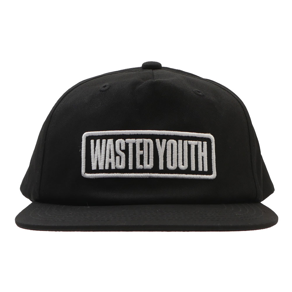 wasted youth ロゴキャップ　新品未使用 期間限定特別価格】 新品 ウェイステッド ユース WASTED YOUTH 5 PANEL