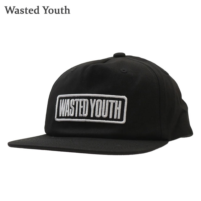 wasted youth ロゴキャップ　新品未使用 価格見直しました】 新品 ウェイステッド ユース WASTED YOUTH 5 PANEL