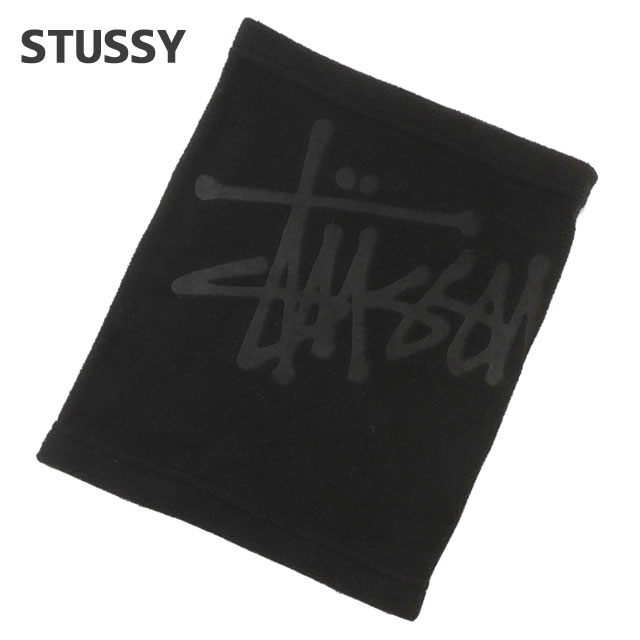 STUSSY Polar Fleece Neck Warmer ブラック 期間限定ポイント5倍キャンペーン中!!] 新品 ステューシー