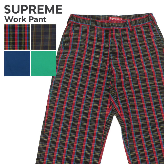 supreme シュプリーム　ワークパンツ 期間限定ポイント5倍キャンペーン中!!] 新品 シュプリーム