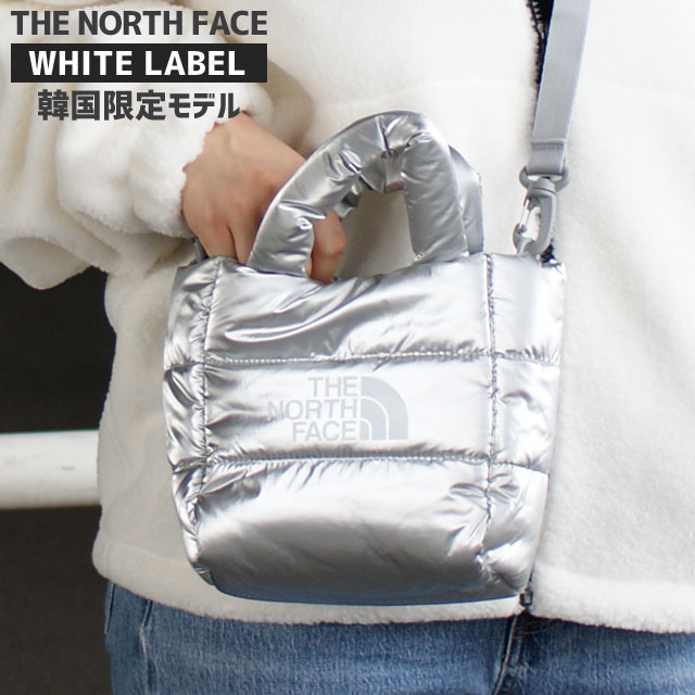★THE NORTH FACE★ White Label Plumpy Tote Bag Mini SILVER G 期間限定ポイント5倍キャンペーン中!!] 新品 ザ・ノースフェイス