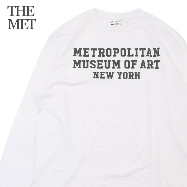 [���ָ���ݥ����5�ܥ����ڡ�����!!] ���� ��ȥ��ݥ꥿�����Ѵ� The Metropolitan Museum of Art MET Met Campus Long-Sleeve Tee ĹµT����� ��� �ߥ塼�����ॷ��å� ���� ����̤ȯ��