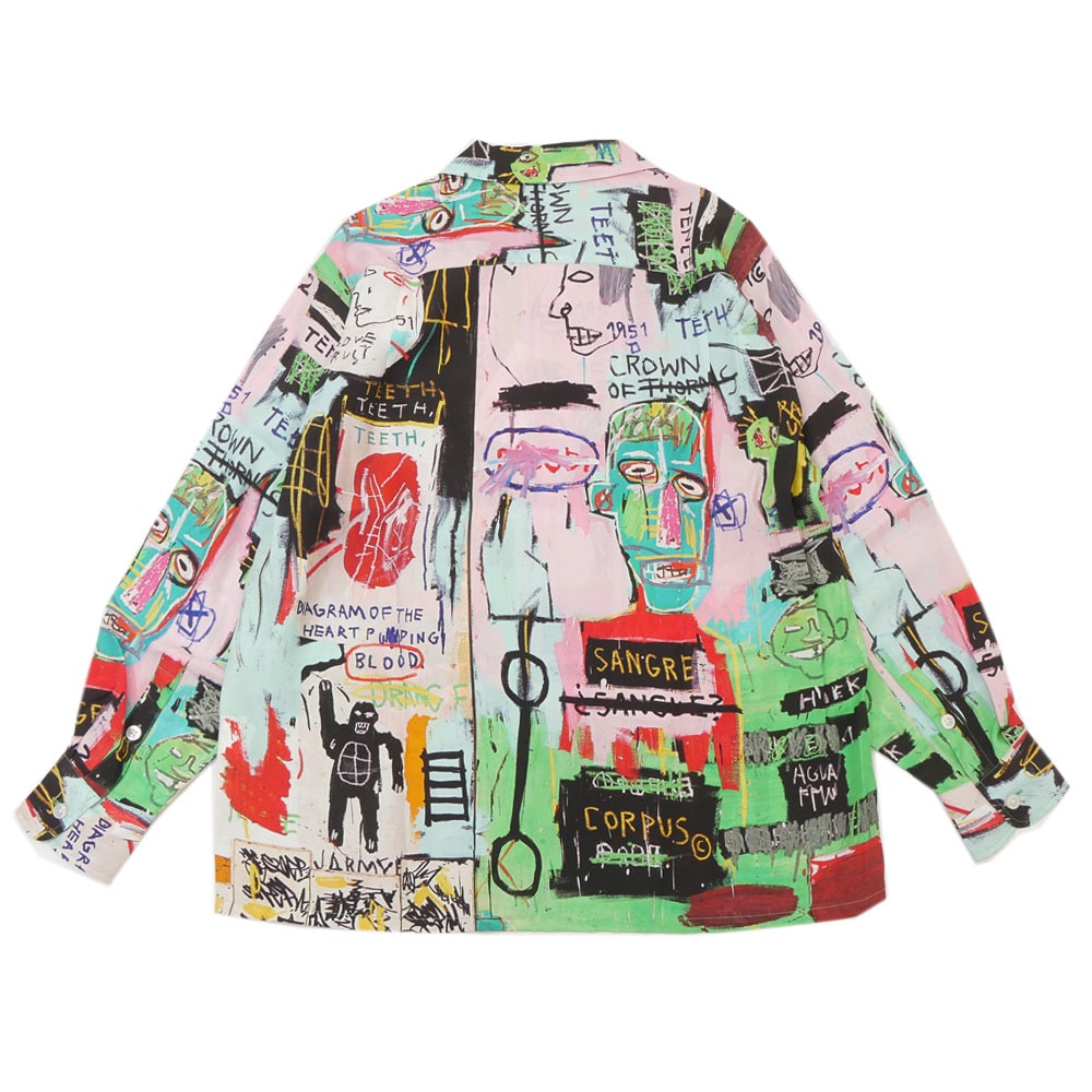 新品未使用ワコマリア　バスキア　オープンシャツM WACKO MARIA ワコマリア 21SS JEAN-MICHEL BASQUIAT バスキア