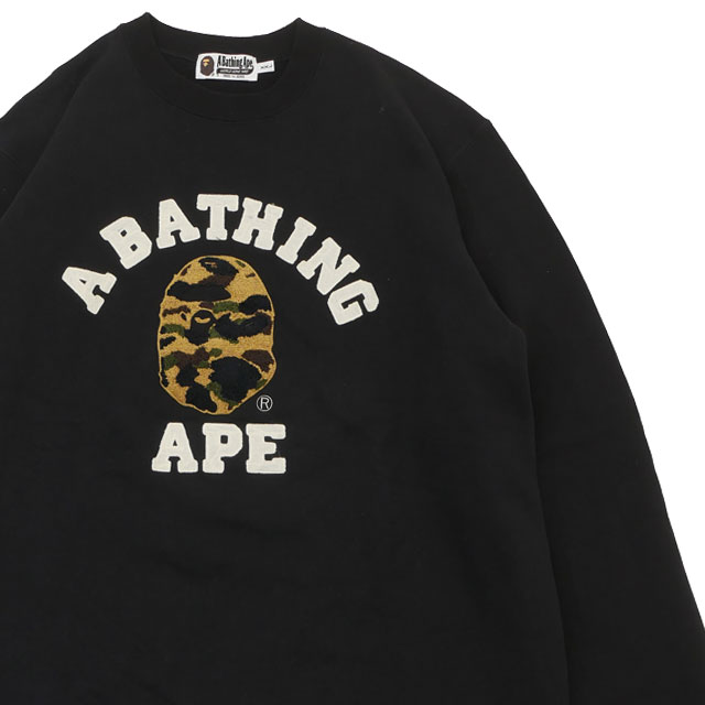 [ָݥ5ܥڡ!!]  ٥  A BATHING APE BAPE COLLEGE CREW SWEAT å å 󥺡šۥ٥