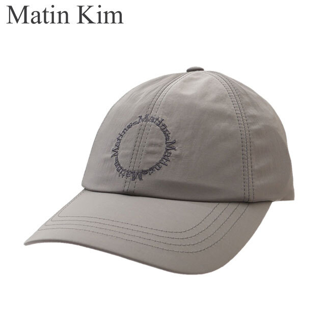 [ָݥ5ܥڡ!!]  ޡƥ󥭥 Matin Kim CRISP LOGO BALL CAP  å SILVER С  ǥ