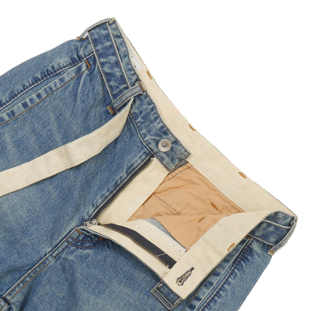 期間限定特別価格】 サカイ SACAI KNEE ZIP DENIM BIKER PANTS デニム