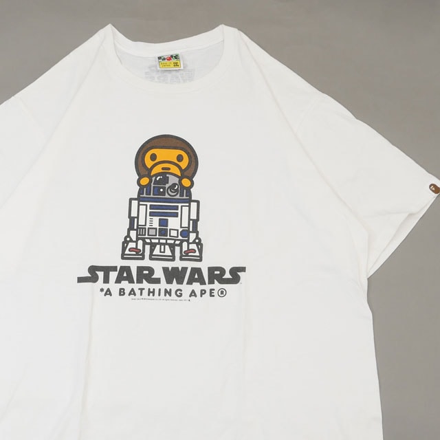 [ָݥ5ܥڡ!!]  ٥  A BATHING APE x  STAR WARS R2-D2 TEE T S/S TEE  šBABY MILO ٥ӡޥ