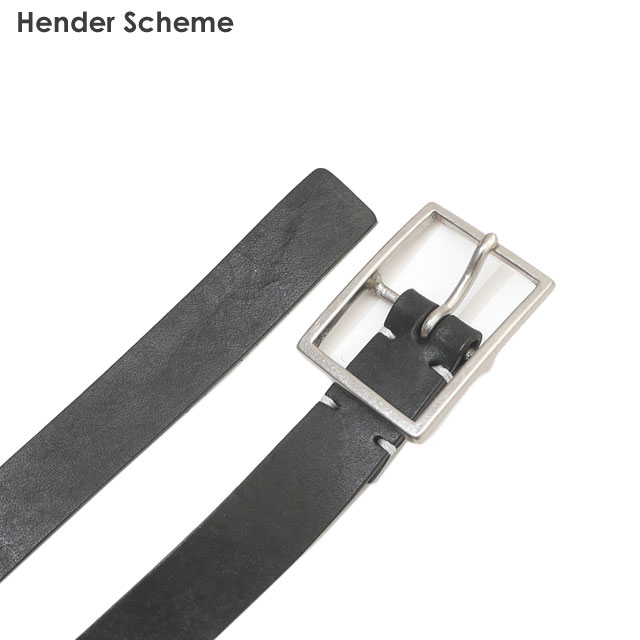 [���ָ���ݥ����5�ܥ����ڡ�����!!] ���� ��������������� Hender Scheme Square Buckle Belt �������� �Хå��� �쥶�� �٥�� ��� ��ǥ����� ����