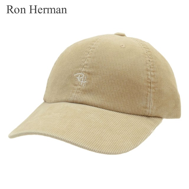 [ָݥ5ܥڡ!!]  ϡޥ Ron Herman Corduroy Logo Cap RH ǥå  ǥ 