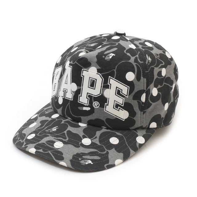 [ָݥ5ܥڡ!!]  ٥  A BATHING APE CAMO&DOT CAP å  šۥ º ɥå