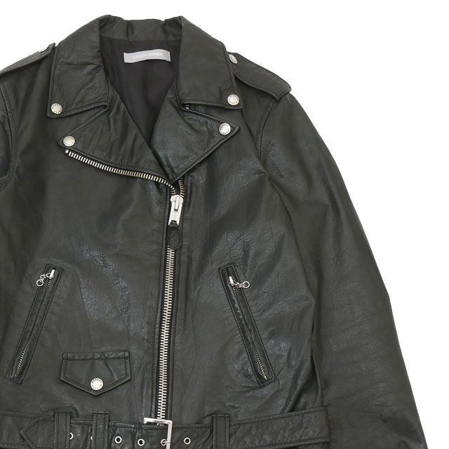 [���ָ���ݥ����5�ܥ����ڡ�����!!] ���ƥ塼���� �����ޥ� STUSSY WOMEN Leather Riders Jacket �쥶�� �饤���������㥱�å� ��ǥ����� ����š�