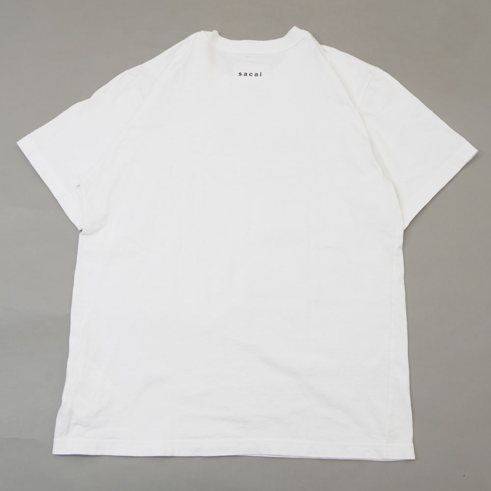 ⭐極美品⭐サカイ　We Are The People Tシャツ ホワイト　ZIP ⭐極美品⭐サカイ We Are The People Tシャツ ホワイト ZIP