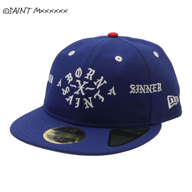 [ָݥ5ܥڡ!!]   ޥ SAINT MICHAEL x ܡ쥤 BORN X RAISED NEW ERA BORN SAINT CAP ˥塼 å  ǥ SAINT Mxxxxxx 