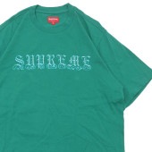 [���ָ���ݥ����5�ܥ����ڡ�����!!] ����ץ꡼�� Supreme 21SS Old English Rhinestone Tee �饤�󥹥ȡ��� T����� ��� ����š�2021SS