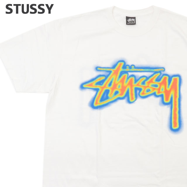 STUSSY ステューシー チェリー リラックス tシャツ ホワイト ステューシー チェリー Tシャツ ホワイト メンズ - SS24 - JP
