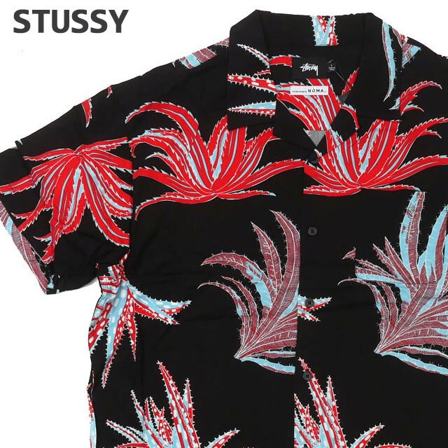 [ָݥ5ܥڡ!!]  ƥ塼 STUSSY Cactus Rayon Shirt 졼󥷥 Ⱦµ   ȥ꡼ ȥܡ ȥå ȥ 塼